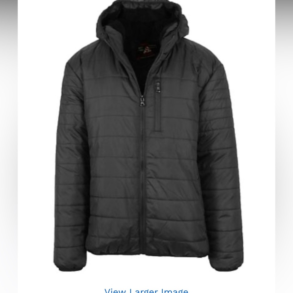 NEW Spire By Galaxy Sherpa-Lined Hooded Puffer Jacket SIZE:2XL